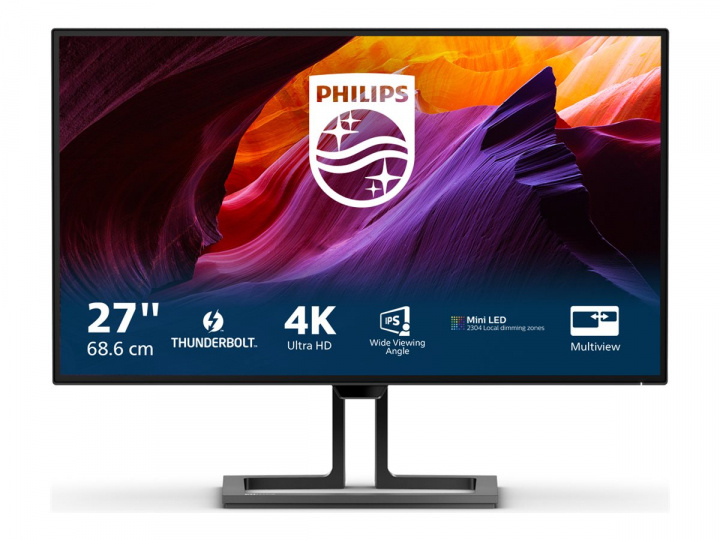 Philips Brilliance 7000 27B1U7903 27 3840 x 2160 (4K) Thunderbolt 4 HDMI DisplayPort 75Hz Pivot Screen in de groep COMPUTERS & RANDAPPARATUUR / Computermonitor / Computermonitoren bij TP E-commerce Nordic AB (C66334)