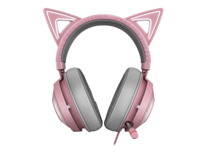 Razer Kraken Kitty Wired Headset Pink in de groep COMPUTERS & RANDAPPARATUUR / GAMING / Koptelefoon bij TP E-commerce Nordic AB (C66385)