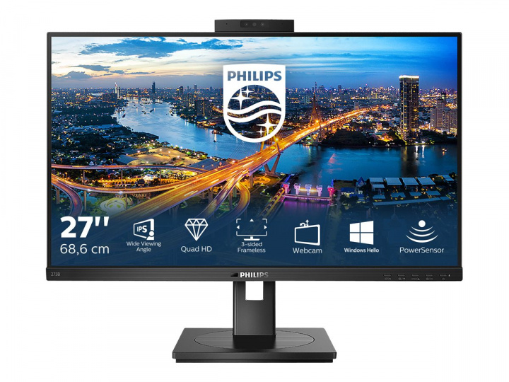 Philips B Line 275B1H 27 2560 x 1440 (2K) DVI HDMI DisplayPort 75Hz Pivot Screen in de groep COMPUTERS & RANDAPPARATUUR / Computermonitor / Computermonitoren bij TP E-commerce Nordic AB (C66391)