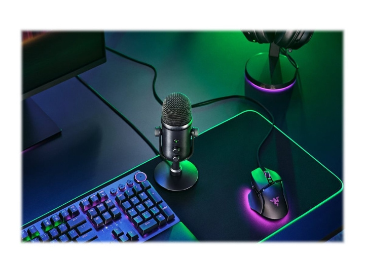 Razer Seiren V2 Pro Microphone Black in de groep COMPUTERS & RANDAPPARATUUR / Computeraccessoires / Microfoons bij TP E-commerce Nordic AB (C66417)