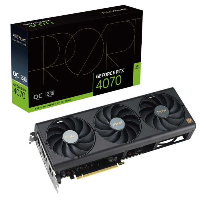 ASUS ProArt GeForce RTX 4070 Ti 12GB 12GB OC Edition in de groep COMPUTERS & RANDAPPARATUUR / Computeronderdelen / Grafische kaart bij TP E-commerce Nordic AB (C66476)