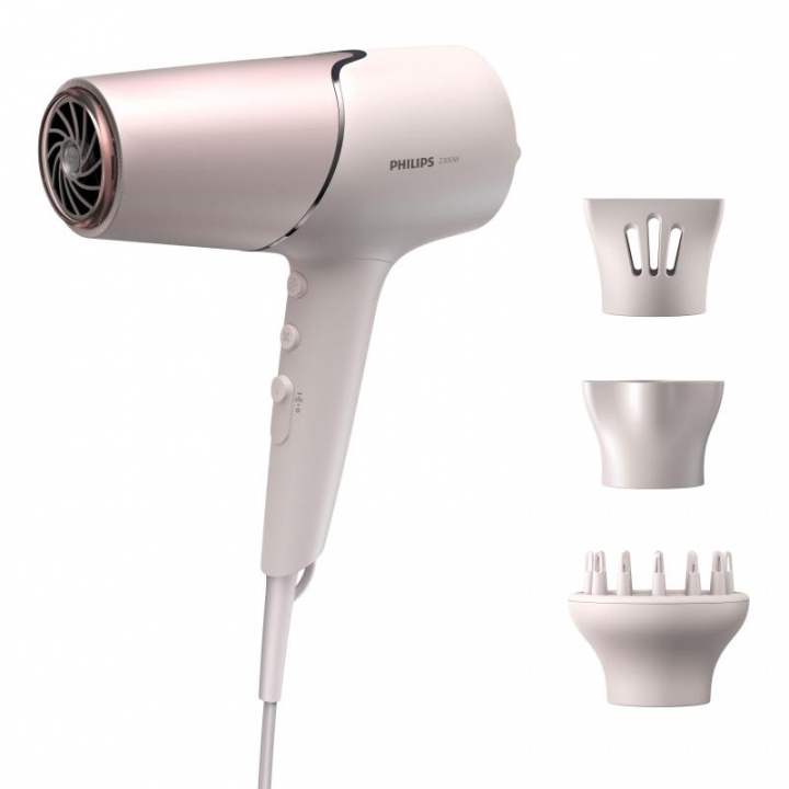 Philips Hårtork BHD530/20 2300 W Antal temperaturinställningar 3 Jonisk funktion Diffusormunstycke Rosa in de groep BEAUTY & HEALTH / Haar & Styling / Stylingtools / Haardroger bij TP E-commerce Nordic AB (C66524)