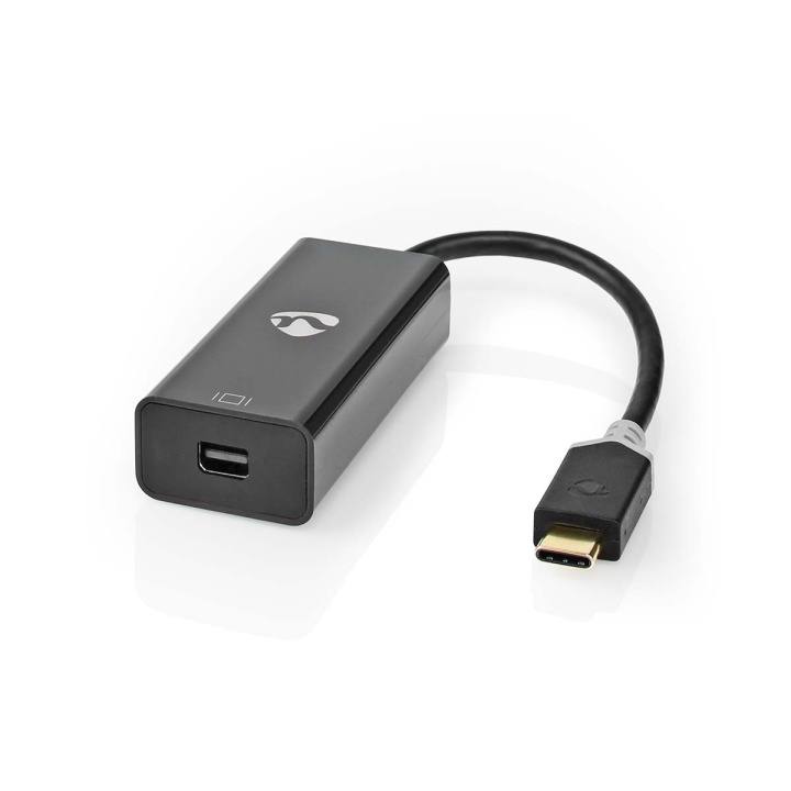 Nedis USB-C™ Adapter | USB 3.2 Gen 1 | USB-C™ Male | Mini DisplayPort Female | 0.20 m | Rond | Verguld | PVC | Antraciet | Window Box in de groep SMARTPHONE & TABLETS / Opladers & Kabels / Adapters bij TP E-commerce Nordic AB (C66637)