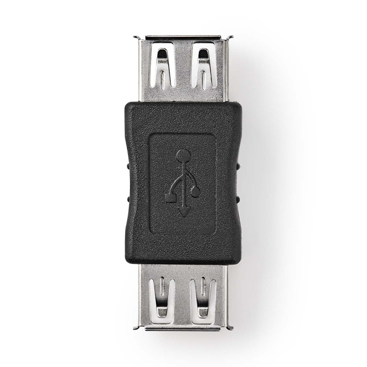 Nedis USB-A Adapter | USB 2.0 | USB-A Female | USB-A Female | 480 Mbps | Rond | Vernikkeld | PVC | Zwart | Doos in de groep COMPUTERS & RANDAPPARATUUR / Computerkabels / USB / USB-A / Adapters bij TP E-commerce Nordic AB (C66645)