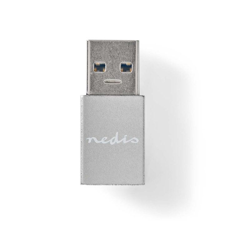 Nedis USB-A Adapter | USB 3.2 Gen 1 | USB-A Male | USB-C™ Female | 5 Gbps | Rond | Vernikkeld | Zwart | Doos in de groep COMPUTERS & RANDAPPARATUUR / Computerkabels / USB / USB-A / Adapters bij TP E-commerce Nordic AB (C66649)