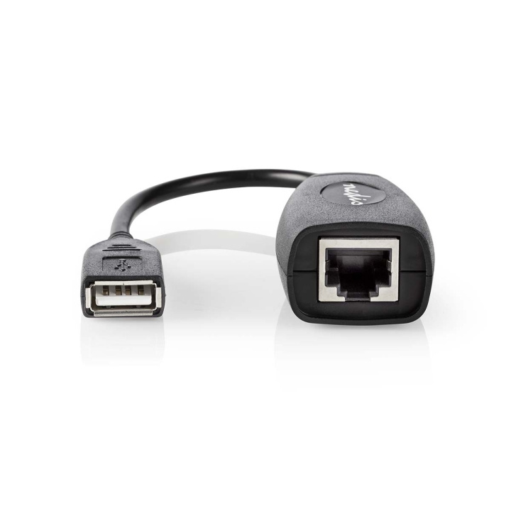 Nedis Actieve USB-Kabel | USB 1.1 | USB-A Male | RJ45 Female | 12 Mbps | 0.20 m | Rond | Vernikkeld | PVC | Koper | Doos in de groep COMPUTERS & RANDAPPARATUUR / Computerkabels / USB / USB-A bij TP E-commerce Nordic AB (C66652)