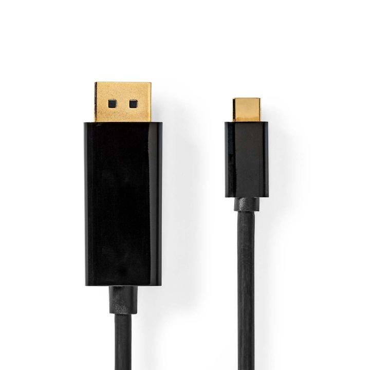 Nedis USB-C™ Adapter | USB 3.2 Gen 1 | USB-C™ Male | DisplayPort Male | 4K@60Hz | 2.00 m | Rond | Verguld | PVC | Zwart | Doos in de groep COMPUTERS & RANDAPPARATUUR / Computerkabels / USB / USB-C bij TP E-commerce Nordic AB (C66654)