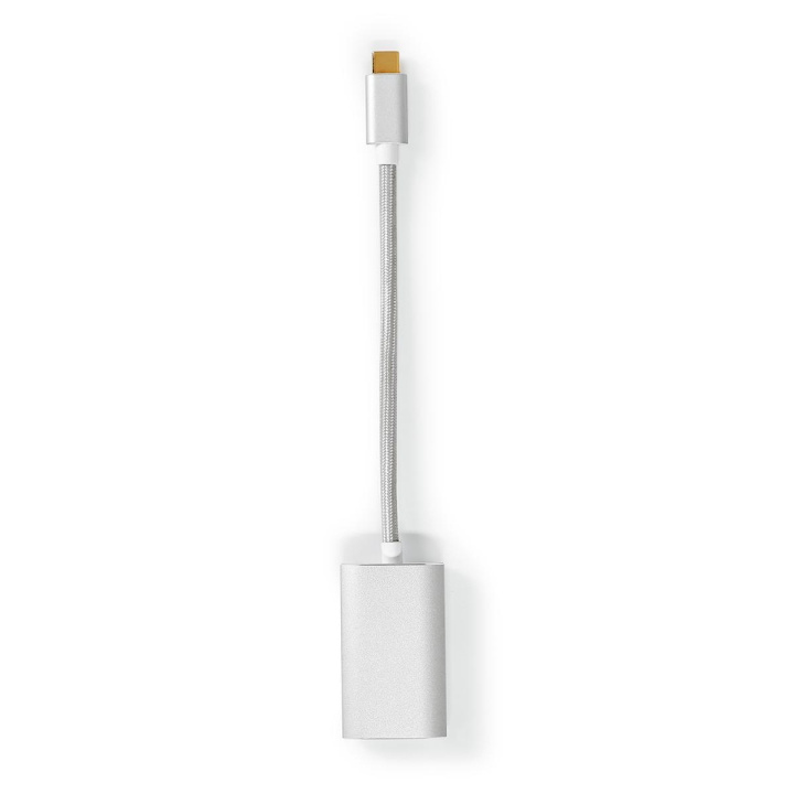 Nedis USB-C™ Adapter | USB 3.2 Gen 1 | USB-C™ Male | DisplayPort Female / USB-C™ Female | 4K@60Hz | Power delivery | 0.20 m | Rond | Verguld | Gevlochten / Nylon | Zilver | Cover Window Box in de groep COMPUTERS & RANDAPPARATUUR / Computerkabels / USB / USB-C bij TP E-commerce Nordic AB (C66676)