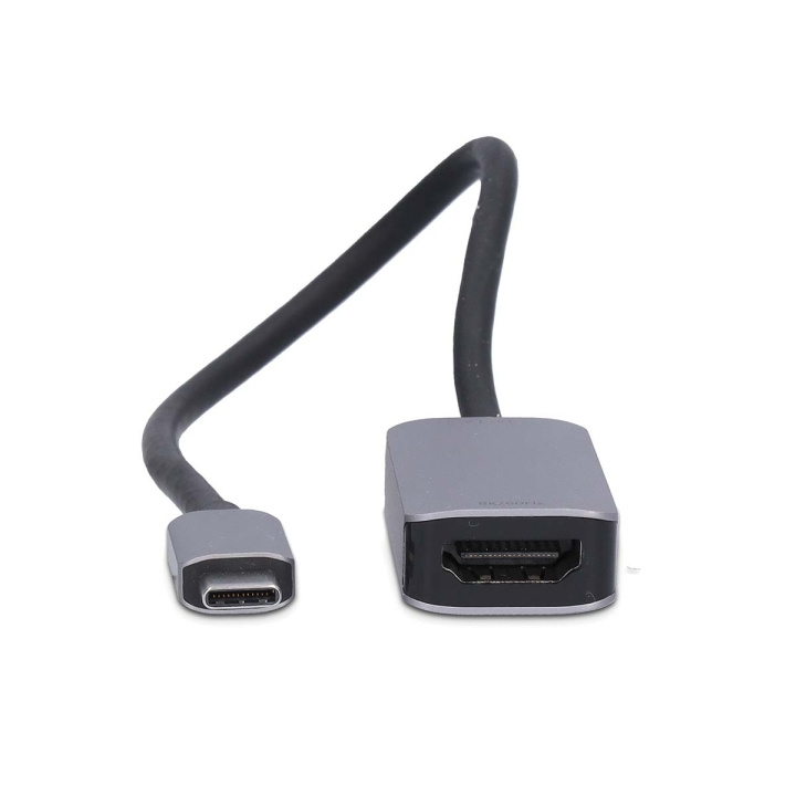 Nedis USB-C™ Adapter | USB 3.2 Gen 1 | USB-C™ Male | HDMI™ Output | 8K@60Hz | 0.20 m | Rond | Vernikkeld | PVC | Zwart | Doos in de groep HOME ELECTRONICS / Kabels & Adapters / HDMI / Adapters bij TP E-commerce Nordic AB (C66689)