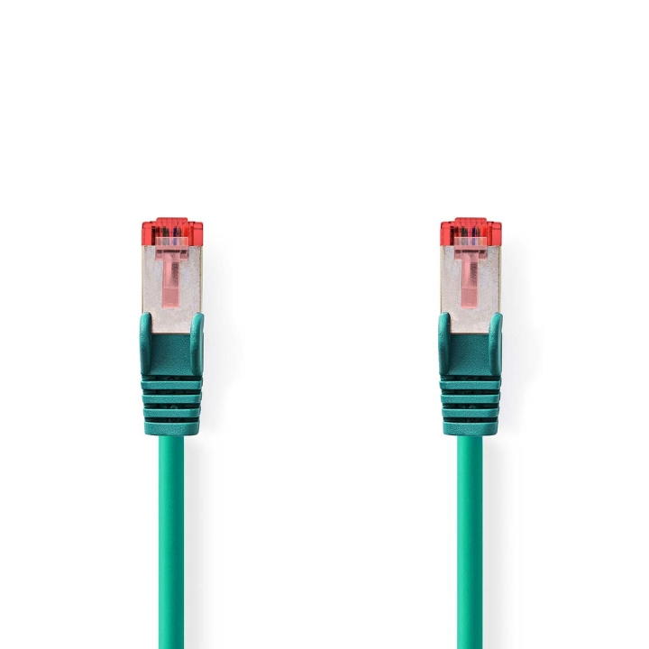 Nedis CAT6 Netwerkkabel | RJ45 Male | RJ45 Male | S/FTP | 10.0 m | Rond | LSZH | Groen | Label in de groep COMPUTERS & RANDAPPARATUUR / Computerkabels / Netwerkkabels / Cat6 bij TP E-commerce Nordic AB (C66721)