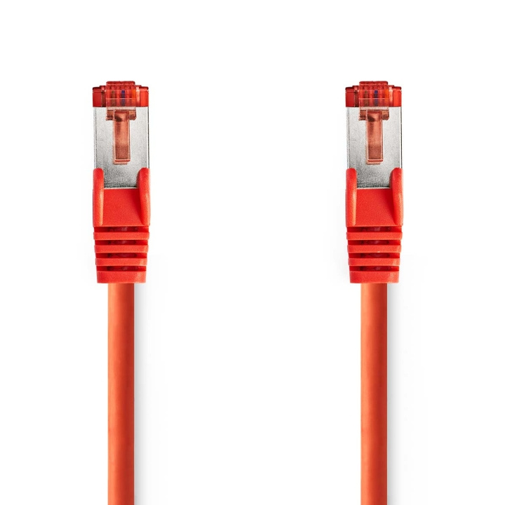 Nedis CAT6 Netwerkkabel | RJ45 Male | RJ45 Male | S/FTP | 5.00 m | Rond | LSZH | Rood | Label in de groep COMPUTERS & RANDAPPARATUUR / Computerkabels / Netwerkkabels / Cat6 bij TP E-commerce Nordic AB (C66723)