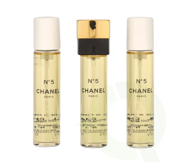 Chanel No 5 Giftset 60 ml 3x Edt Spray Refill 20Ml - Twist and Spray - Purse Spray in de groep BEAUTY & HEALTH / Cadeausets / Cadeausets voor haar bij TP E-commerce Nordic AB (C66744)