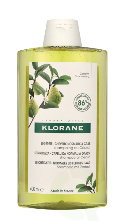 Klorane Purifying Shampoo With Citrus Pulp 400 ml Normal To Oily Hair in de groep BEAUTY & HEALTH / Haar & Styling / Haarverzorging / Shampoo bij TP E-commerce Nordic AB (C66759)