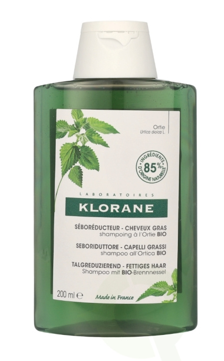 Klorane Oil Control Shampoo With Nettle 200 ml For Oily Hair in de groep BEAUTY & HEALTH / Haar & Styling / Haarverzorging / Shampoo bij TP E-commerce Nordic AB (C66761)