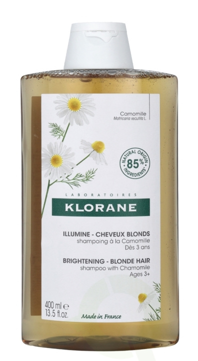 Klorane Blond Highlights Shampoo With Cham. 400 ml in de groep BEAUTY & HEALTH / Haar & Styling / Haarverzorging / Shampoo bij TP E-commerce Nordic AB (C66763)