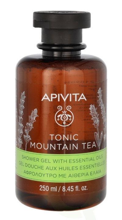 Apivita Tonic Mountain Tea Shower Gel 250 ml in de groep BEAUTY & HEALTH / Huidsverzorging / Lichaamsverzorging / Bad- en douchegels bij TP E-commerce Nordic AB (C66771)