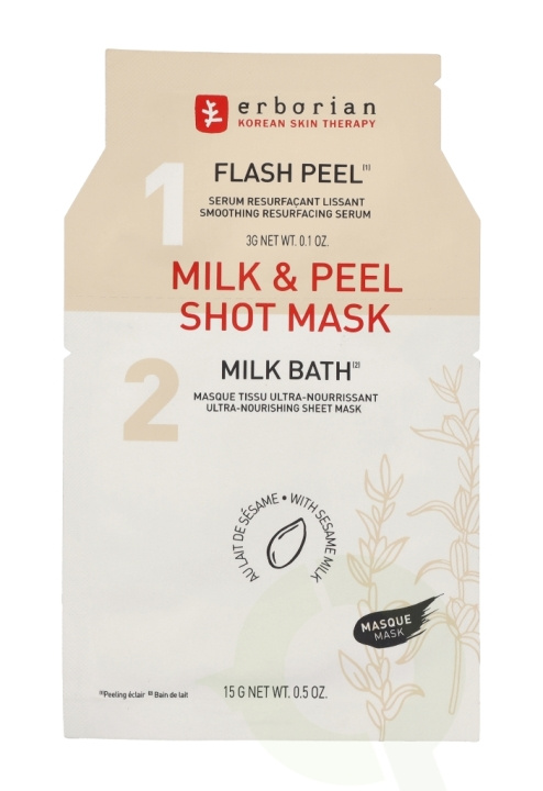 Erborian Milk & Peel Shot Mask 15 g in de groep BEAUTY & HEALTH / Huidsverzorging / Gezicht / Maskers bij TP E-commerce Nordic AB (C66786)