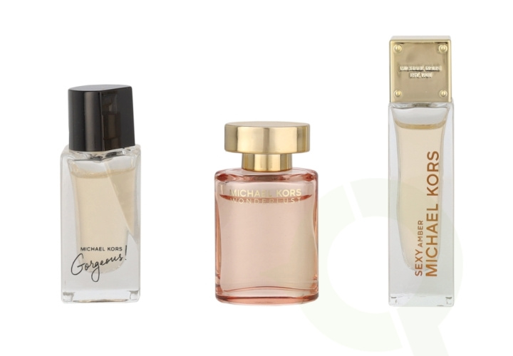 Michael Kors Miniature Collection 14 ml Edp - MK Gorgeous 5ml/MK Wonderlust 4ml/MK Sexy Amber 5ml in de groep BEAUTY & HEALTH / Cadeausets / Cadeausets voor haar bij TP E-commerce Nordic AB (C66876)