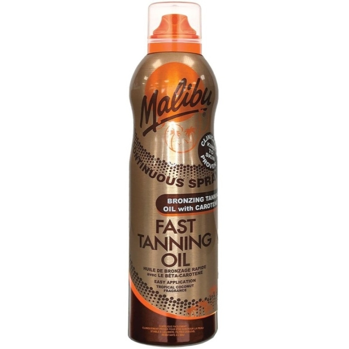 Malibu Fast Tanning Oil Spray 175ml in de groep BEAUTY & HEALTH / Huidsverzorging / Zonnebank / Zonnebescherming bij TP E-commerce Nordic AB (C66937)