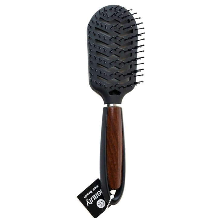 CS Beauty Vent Brush Wooden Handle in de groep BEAUTY & HEALTH / Haar & Styling / Haarborstels bij TP E-commerce Nordic AB (C66939)