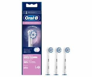 Oral B Tandborsthuvuden Sensitive Clean Borsthuvuden, 3 st in de groep BEAUTY & HEALTH / Mondverzorging / Elektrische tandenborstelaccessoires bij TP E-commerce Nordic AB (C66949)