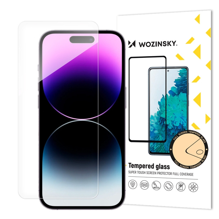 Wozinsky Skärmskydd 9H Transparent Apple iPhone 15 Pro Max in de groep SMARTPHONE & TABLETS / Mobielbescherming / Apple / iPhone 15 bij TP E-commerce Nordic AB (C66968)