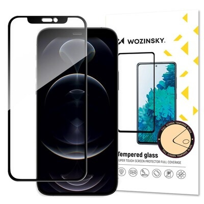 Wozinsky Skärmskydd 9H svart Apple iPhone 13 Pro Max/14 Plus in de groep SMARTPHONE & TABLETS / Mobielbescherming / Apple / iPhone 13 Pro Max bij TP E-commerce Nordic AB (C66974)