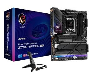 ASRock Z790 RIPTIDE WIFI Motherboard - Intel Z790 - Intel LGA1700 socket - DDR5 RAM - ATX - Retail in de groep COMPUTERS & RANDAPPARATUUR / Computeronderdelen / Moederbord bij TP E-commerce Nordic AB (C66977)