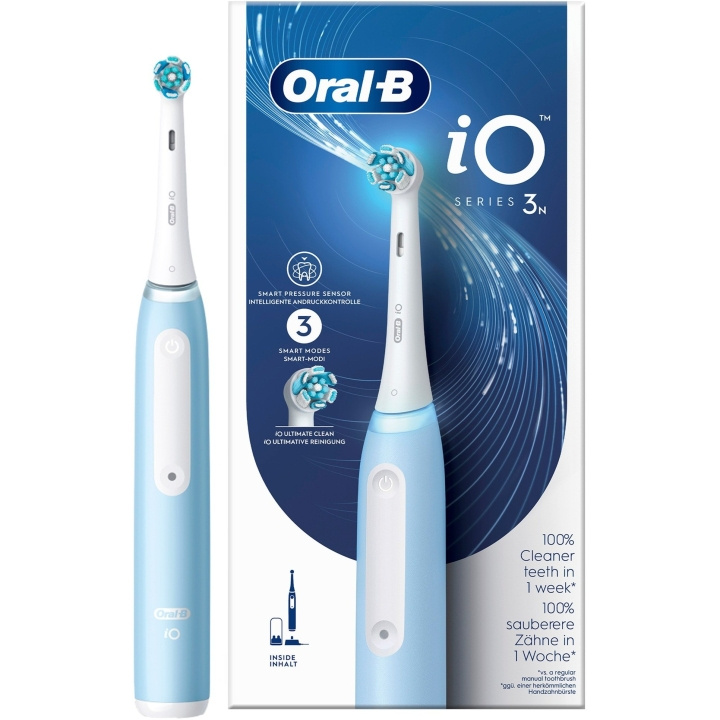 Oral B iO Series 3n Ice Blue Electric Toothbrush in de groep BEAUTY & HEALTH / Mondverzorging / Elektrische tandenborstels bij TP E-commerce Nordic AB (C67007)