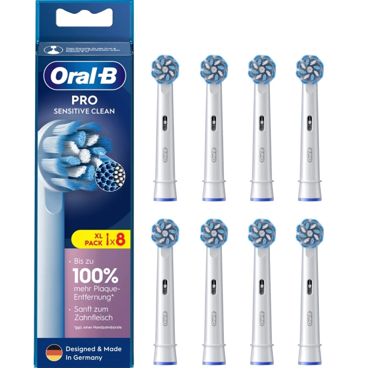 Oral B Replacement Brush Heads Pro Sensitive Clean 8-Pack in de groep BEAUTY & HEALTH / Mondverzorging / Elektrische tandenborstelaccessoires bij TP E-commerce Nordic AB (C67048)