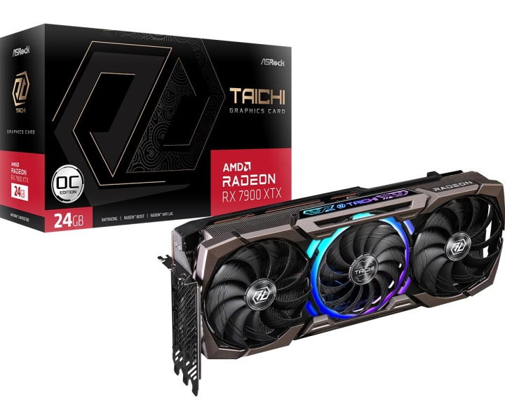 ASRock RX 7900XTX TC 24GO DDR6 retail in de groep COMPUTERS & RANDAPPARATUUR / Computeronderdelen / Grafische kaart bij TP E-commerce Nordic AB (C67054)