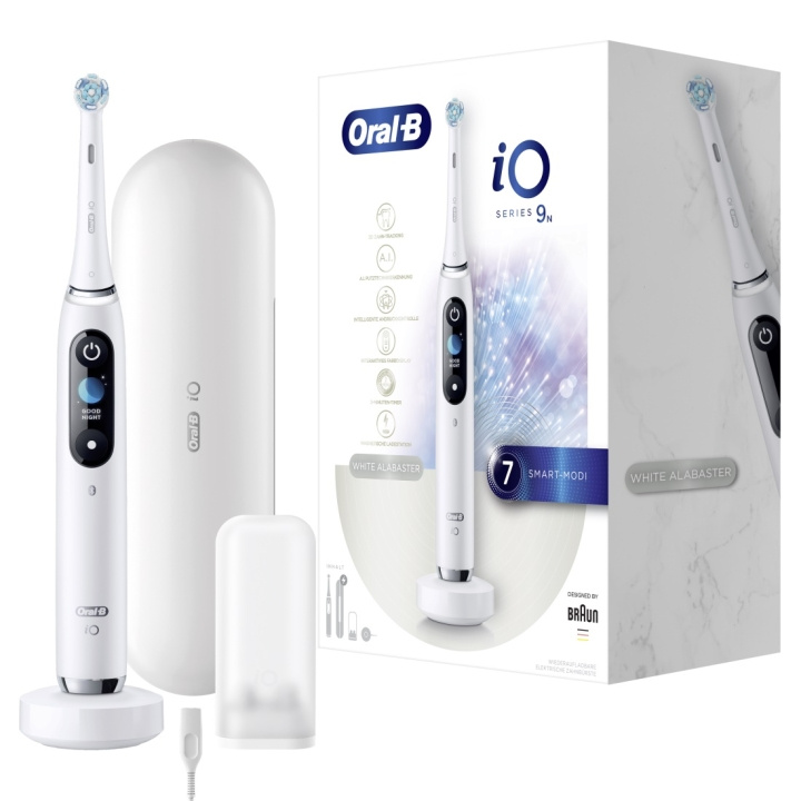 Oral B iO Series 9N Vit in de groep BEAUTY & HEALTH / Mondverzorging / Elektrische tandenborstels bij TP E-commerce Nordic AB (C67061)