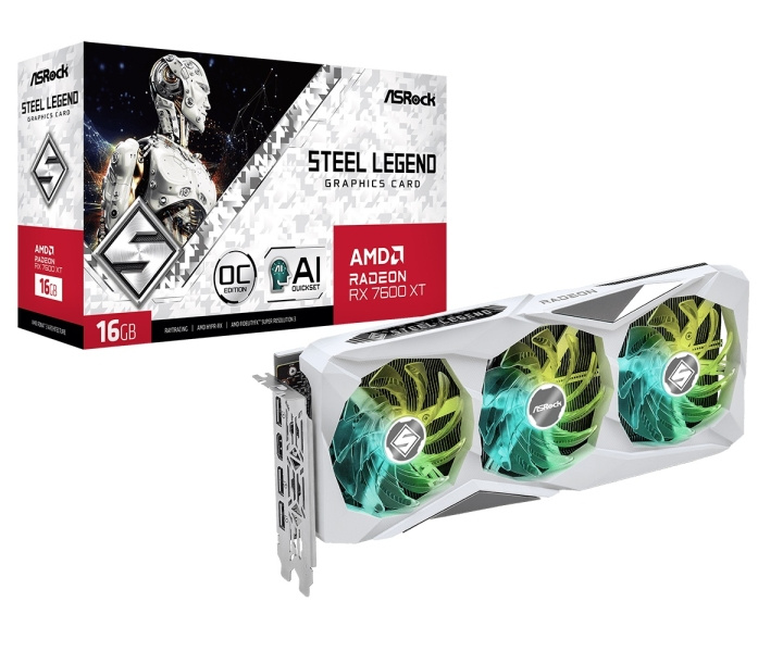 ASRock Steel Legend in de groep COMPUTERS & RANDAPPARATUUR / Computeronderdelen / Grafische kaart bij TP E-commerce Nordic AB (C67065)