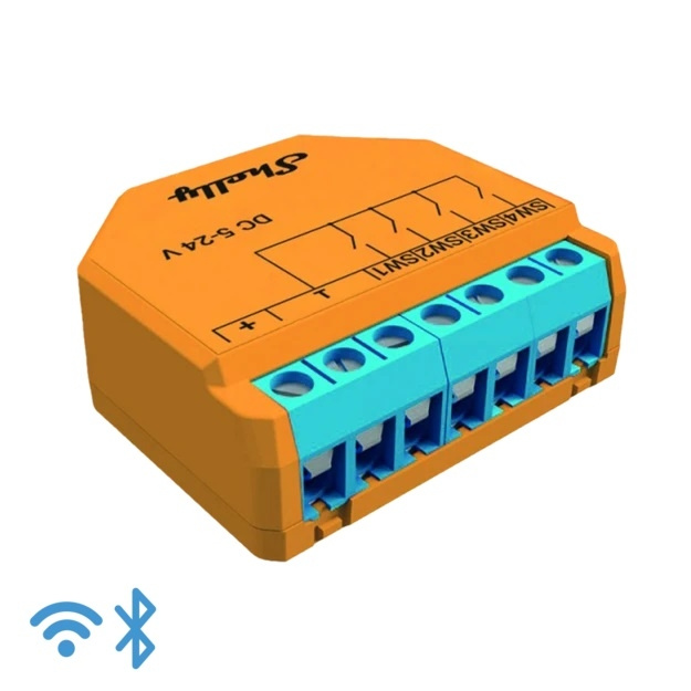 Shelly Plus i4 DC WLAN BT Smart scenes in de groep HUISHOUDEN & TUIN / Smart home / Slimme huissystemen bij TP E-commerce Nordic AB (C67138)