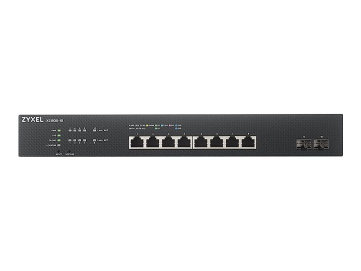 ZyXEL XS1930-10 Switch 10-port 10 Gigabit in de groep COMPUTERS & RANDAPPARATUUR / Netwerk / Schakelaars / 10/100/1000Mbps bij TP E-commerce Nordic AB (C67197)