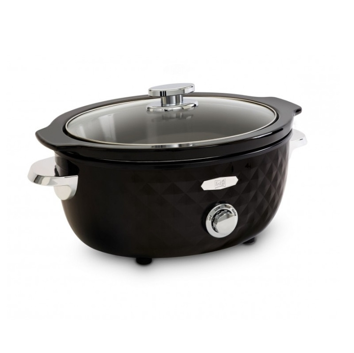 FRITEL Family Slow cooker 3.3liter Black/Chrome in de groep HUISHOUDEN & TUIN / Huishoudelijke apparaten / Slowcookers bij TP E-commerce Nordic AB (C67259)