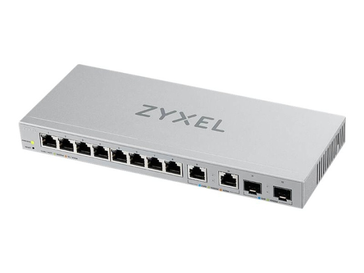 ZyXEL XGS1210-12 Switch 12-port 2.5 Gigabit Ethernet in de groep COMPUTERS & RANDAPPARATUUR / Netwerk / Schakelaars / 10/100/1000Mbps bij TP E-commerce Nordic AB (C67280)