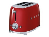 SMEG 50\'s Style TSF01RDEU Toaster Red in de groep HUISHOUDEN & TUIN / Huishoudelijke apparaten / Broodroosters & Broodgrills / Broodroosters bij TP E-commerce Nordic AB (C67306)