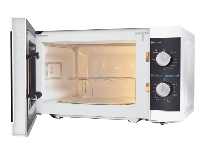 Sharp Microwave with Grill Freestanding 800W 20 liters White/Black in de groep HUISHOUDEN & TUIN / Huishoudelijke apparaten / Magnetrons bij TP E-commerce Nordic AB (C67320)