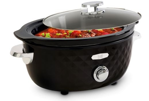 FRITEL Family Slow cooker 5.5liter Black/Chrome in de groep HUISHOUDEN & TUIN / Huishoudelijke apparaten / Slowcookers bij TP E-commerce Nordic AB (C67356)