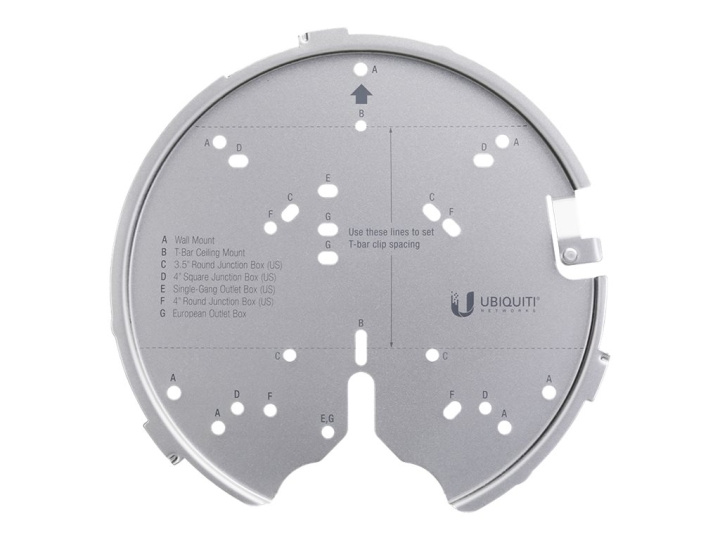 Ubiquiti UniFi Professional Mounting System U-PRO-MP monteringssats för trådlös åtkomstpunkt Silver in de groep HUISHOUDEN & TUIN / Smart home bij TP E-commerce Nordic AB (C67421)