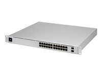 Ubiquiti UniFi Switch USW-Pro-24-POE Switch 24-port Gigabit PoE++ in de groep COMPUTERS & RANDAPPARATUUR / Netwerk / Schakelaars bij TP E-commerce Nordic AB (C67424)