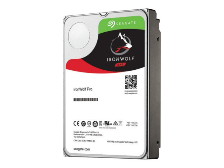 SEAGATE IronWolf Pro hårddisk ST18000NE000 18TB 3,5 SATA-600 7200rpm in de groep COMPUTERS & RANDAPPARATUUR / Computeronderdelen / Harde schijven / Stroomkabels en adapters bij TP E-commerce Nordic AB (C67426)