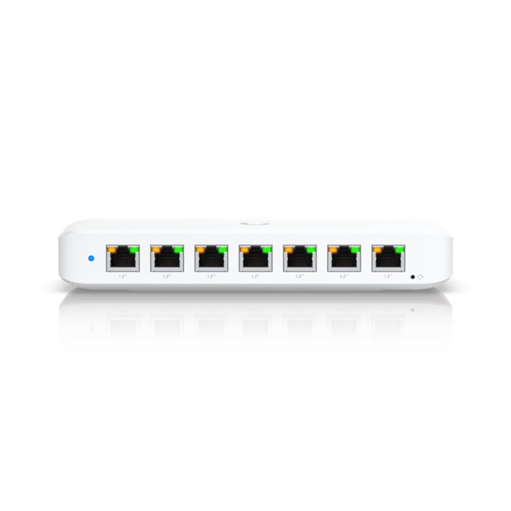 Ubiquiti UniFi Switch Ultra 210W Switch 8-port Gigabit Ethernet PoE++ in de groep COMPUTERS & RANDAPPARATUUR / Netwerk / Schakelaars bij TP E-commerce Nordic AB (C67463)