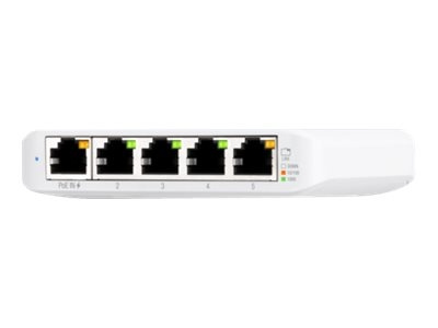 Ubiquiti UniFi Switch USW Flex Mini Switch 5-port Gigabit PoE+ in de groep COMPUTERS & RANDAPPARATUUR / Netwerk / Schakelaars bij TP E-commerce Nordic AB (C67467)