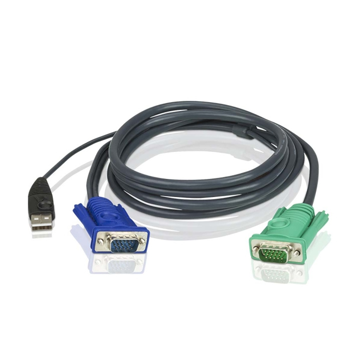 ATEN 1.8M USB KVM Kabel met 3 in 1 SPHD in de groep COMPUTERS & RANDAPPARATUUR / Computerkabels / VGA / Adapters bij TP E-commerce Nordic AB (C67480)