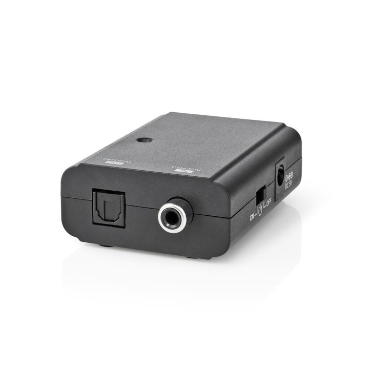 Nedis Digitale Audioconverter | 1-weg | Input: 1x S/PDIF | Output: TosLink Female | Manueel | Zwart in de groep HOME ELECTRONICS / Kabels & Adapters / Audio Analoog / Adapters bij TP E-commerce Nordic AB (C67483)