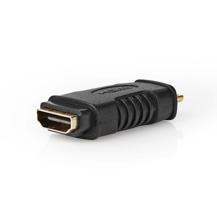 Nedis HDMI™-Adapter | HDMI™ Mini-Connector | HDMI™ Output | Verguld | Recht | ABS | Zwart | 1 Stuks | Blister in de groep HOME ELECTRONICS / Kabels & Adapters / HDMI / Adapters bij TP E-commerce Nordic AB (C67576)