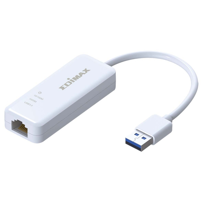 Edimax USB 3.0 Gigabit Ethernet-adapter in de groep COMPUTERS & RANDAPPARATUUR / Netwerk / Netwerkkaarten / USB bij TP E-commerce Nordic AB (C67583)