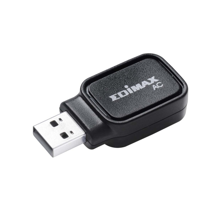 Edimax AC600 Wi-Fi Dual-Band Directional High Gain USB Adapter in de groep COMPUTERS & RANDAPPARATUUR / Netwerk / Netwerkkaarten / USB Draadloos bij TP E-commerce Nordic AB (C67586)